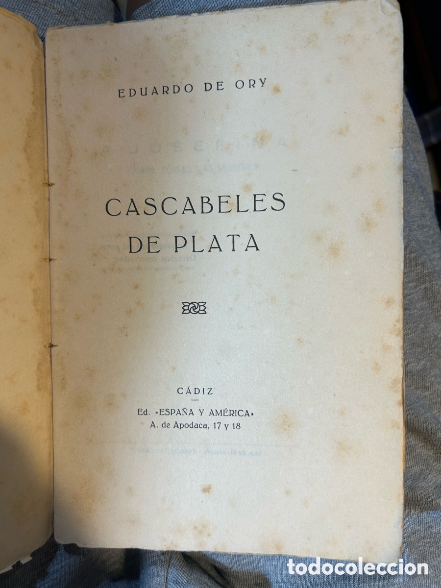 Libros antiguos: CASCABELES DE PLATA - EDUARDO DE ORY - B6 - Foto 3