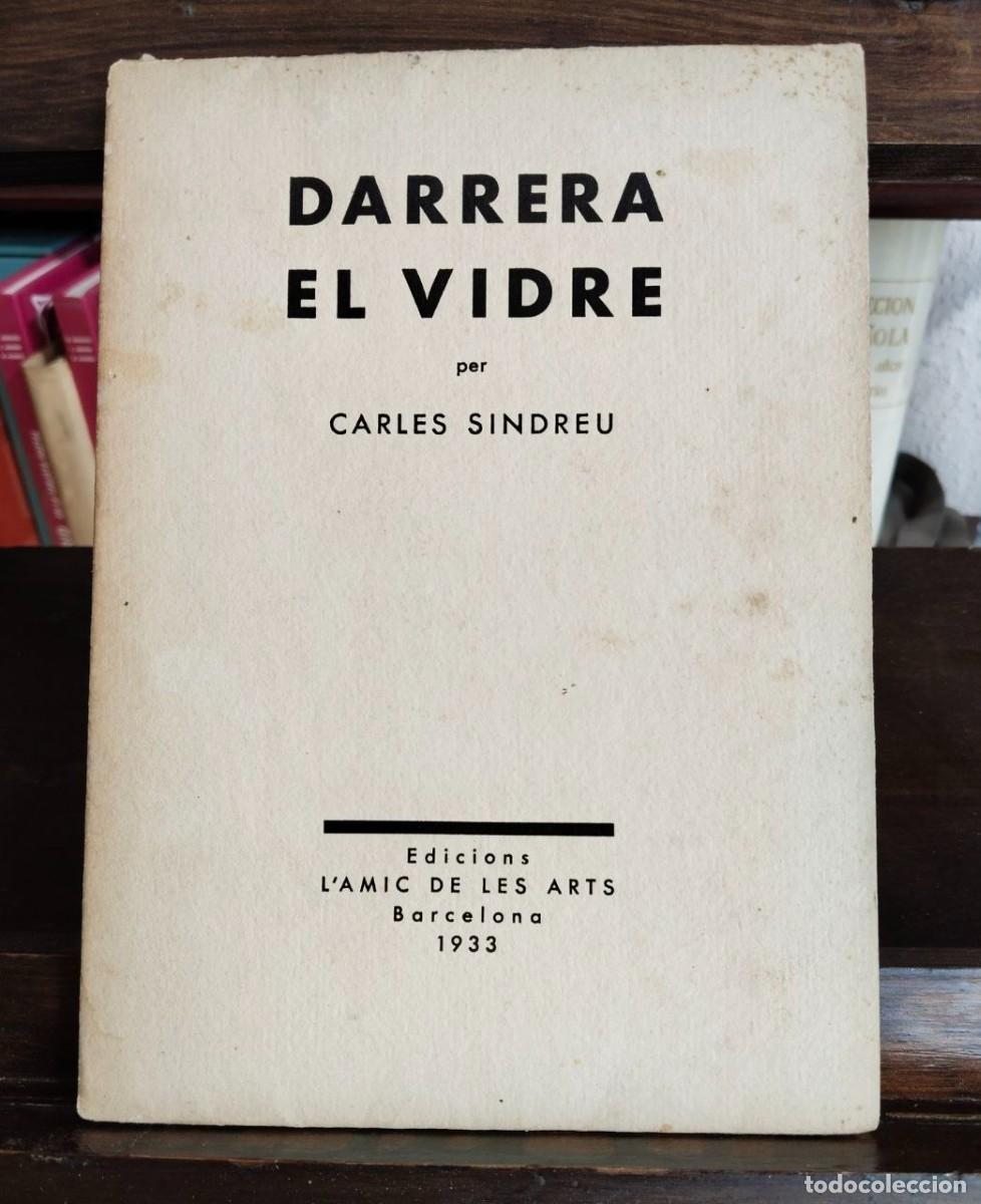 Old books: Darrera el vidre. Poemes d'adolescent - SINDREU, Carles. MIR&Oacute;, Joan (ilustr.)