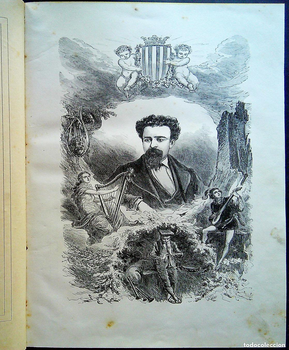 Libros antiguos: FREDERICH SOLER (SERAF&Iacute; PITARRA) &ndash; POESIES CATALANAS &ndash; IL&middot;LUSTRADES PER TOMAS PADR&Oacute; &ndash; 1875