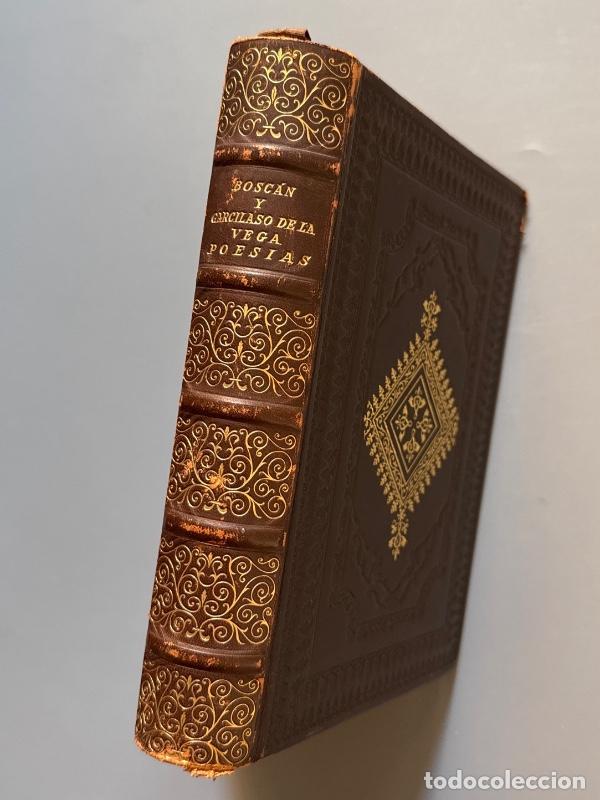 Libros antiguos: Bosc&aacute;n y Garcilaso de la Vega, poesias. Facs&iacute;mil - Biblioteca Nueva, 1936
