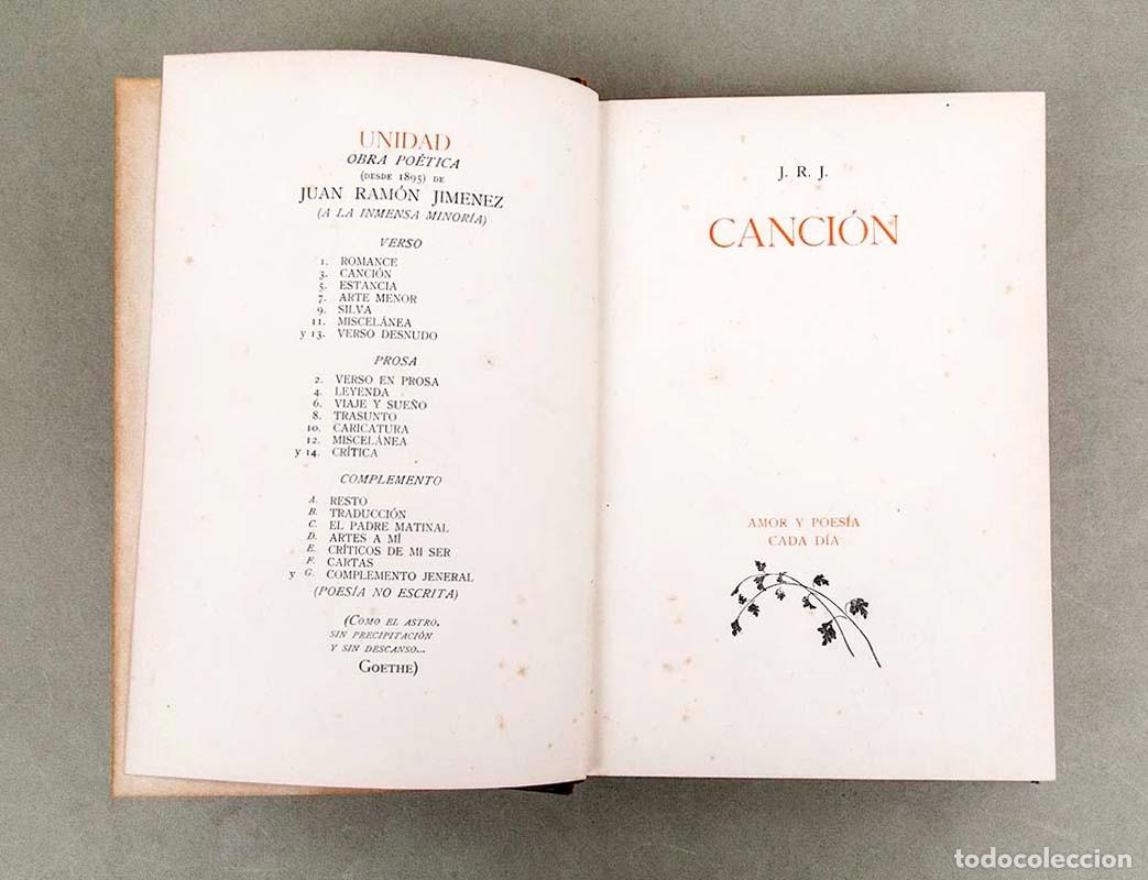 Libros antiguos: JUAN RAM&Oacute;N JIM&Eacute;NEZ - CANCI&Oacute;N - 1935 1936