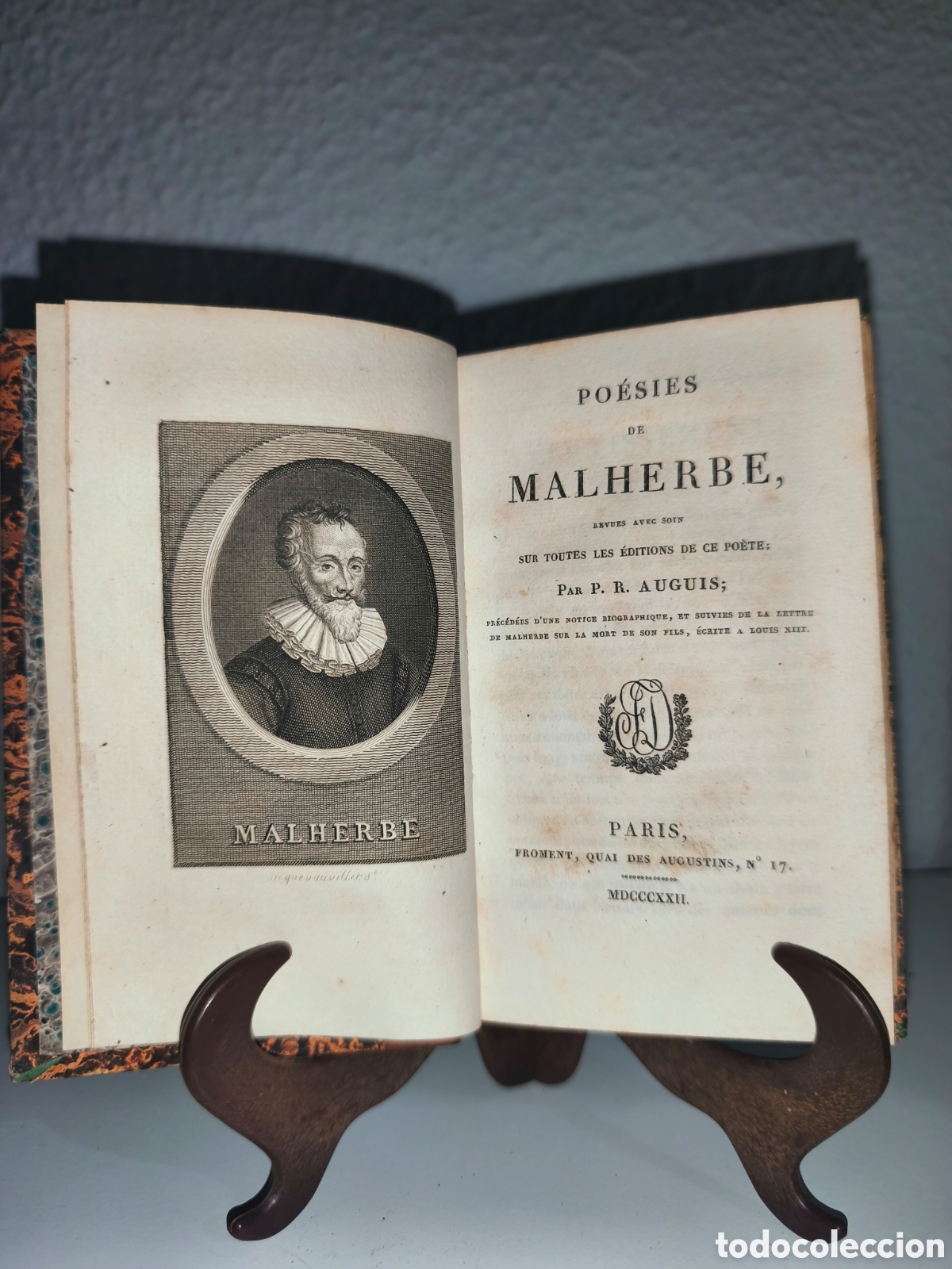 Libros antiguos: PO&Eacute;SIES DE MALHERBE A&ntilde;o 1822