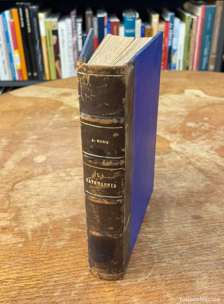 Libros antiguos: LA GATOMAQUIA. LOPE DE VEGA. 1&ordf;ED. EDITADA POR FCO RODR&Iacute;GUEZ MAR&Iacute;N. DEDICADO A GONZALEZ ANAYA. 1935