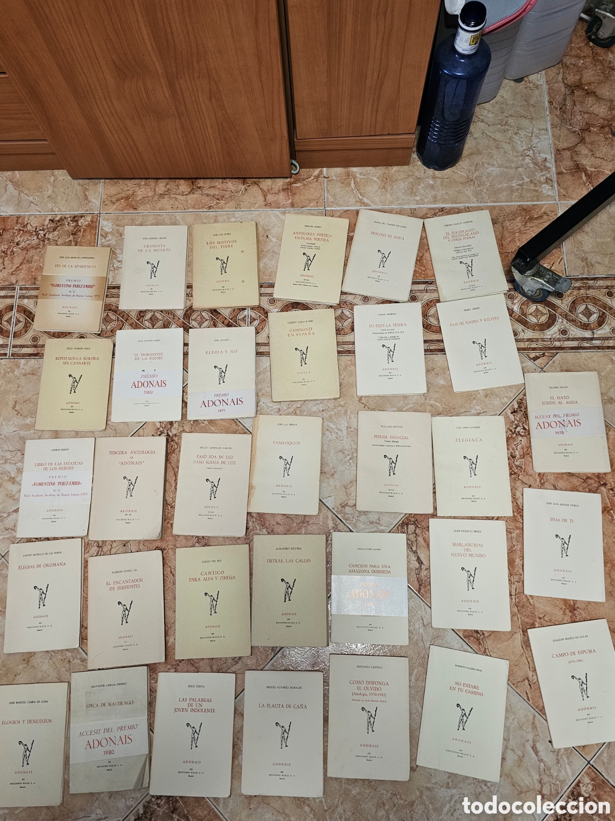 Libros antiguos: Lote completo 26 libros de poes&iacute;a Adomais