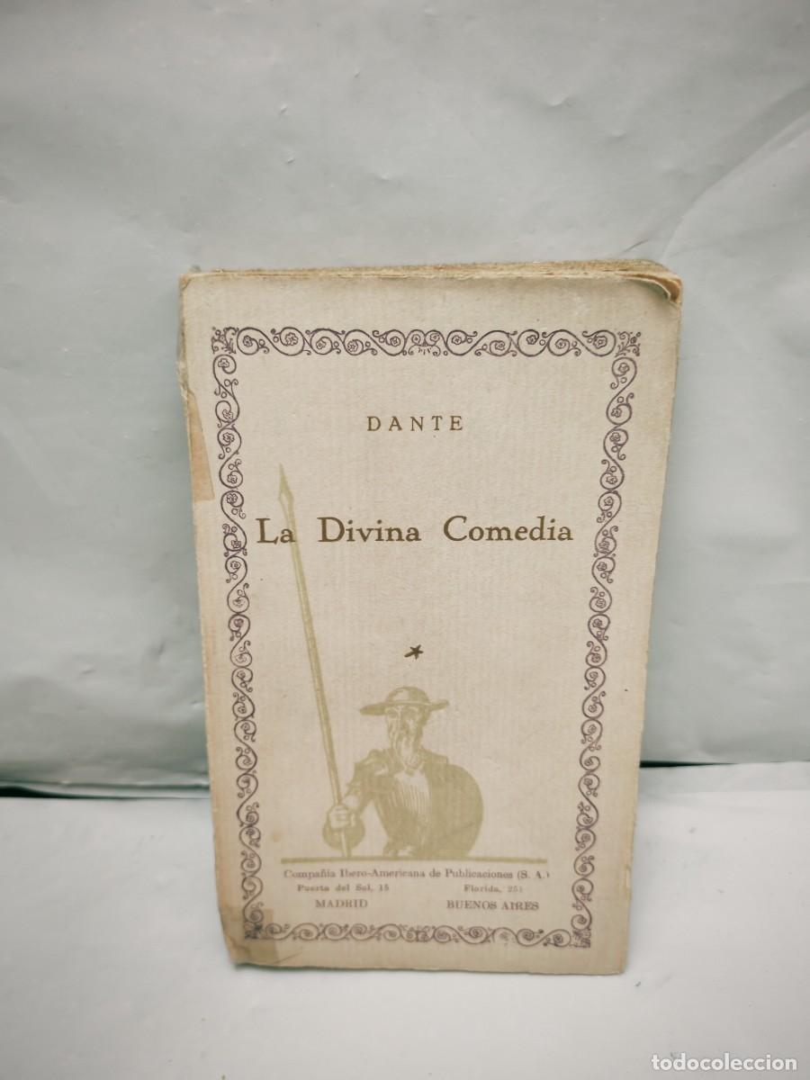 Livros antigos: La Divina Comedia, tomo I: INFIERNO (Edici&oacute;n 1920 aprox.)
