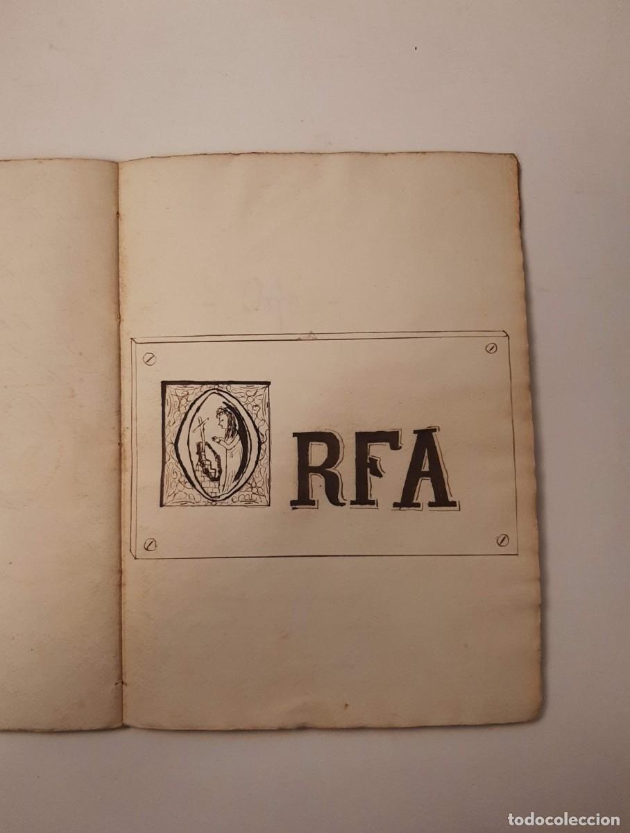 Libros antiguos: CUADERNILLO MANUSCRITO DE POES&Iacute;A - Foto 4