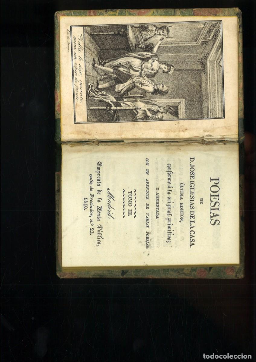 Libros antiguos: POES&Iacute;A. TOMO III. Jose Iglesias de la Casa