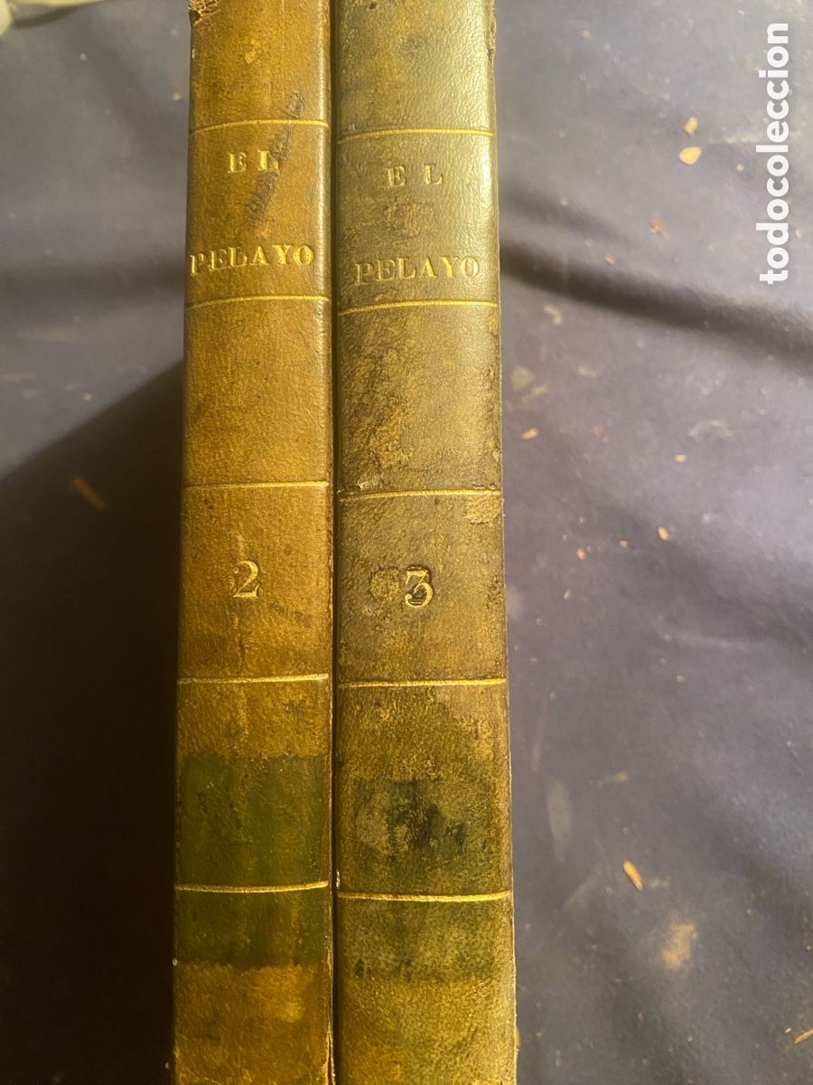 Antiquarische B&uuml;cher: DOMINGO MARIA RUIZ DE LA VEGA: - EL PELAYO. POEMA EPICO (TOMOS 2 Y 3) - (MADRID, 1840)