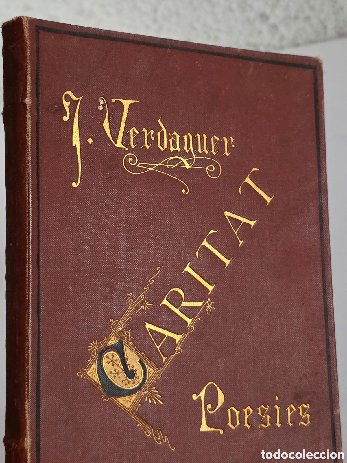 Antiquarische B&uuml;cher: Caritat Poesies Jacinto Verdaguer 1885 - A V&iacute;ctimes Terratr&egrave;mols Andalusia - Terremotos Granada