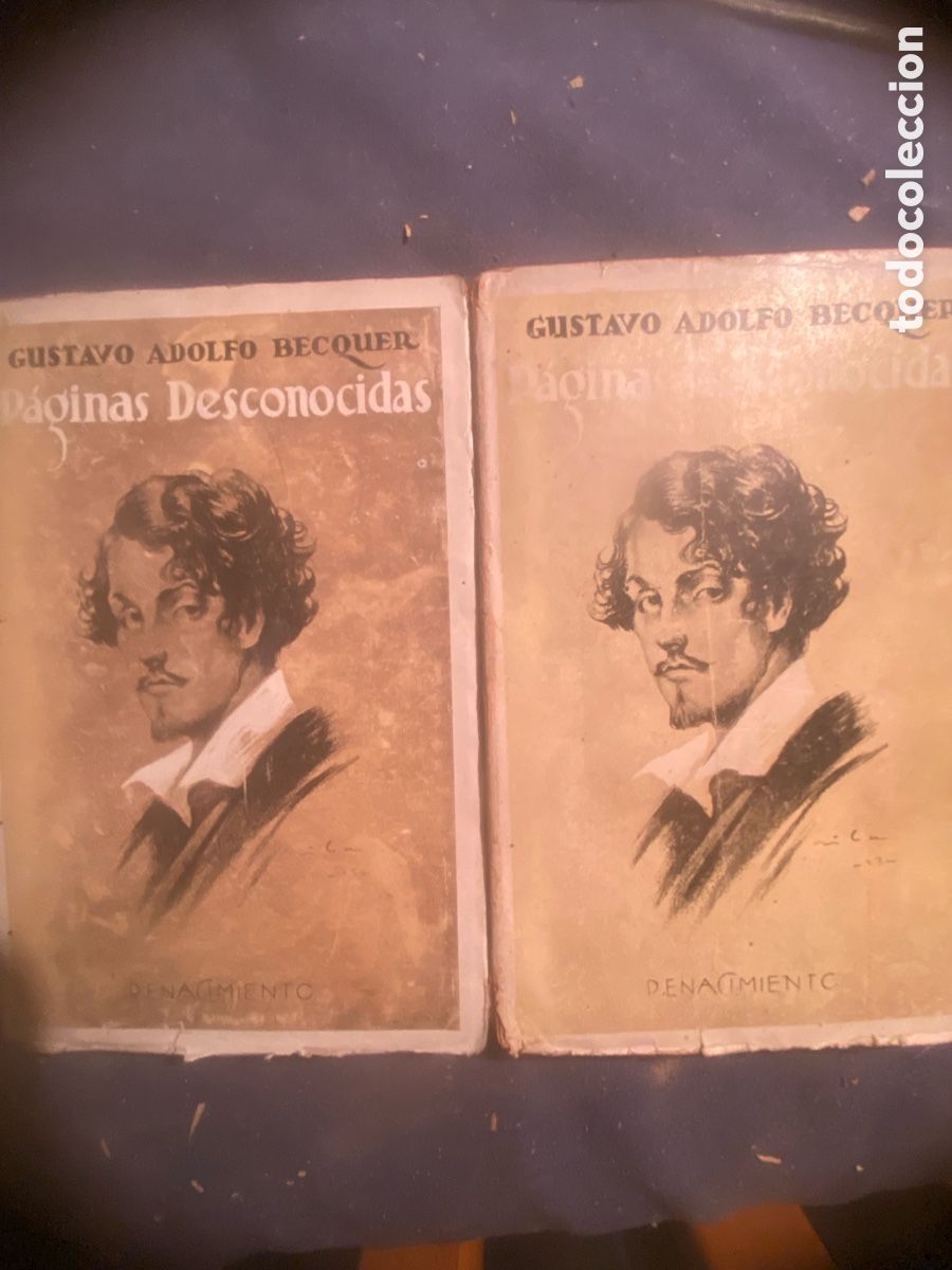 Libri antichi: GUSTAVO ADOLFO B&Eacute;CQUER : - PAGINAS DESCONOCIDAS (2 TOMOS) - (RENACIMIENTO, S.A.)