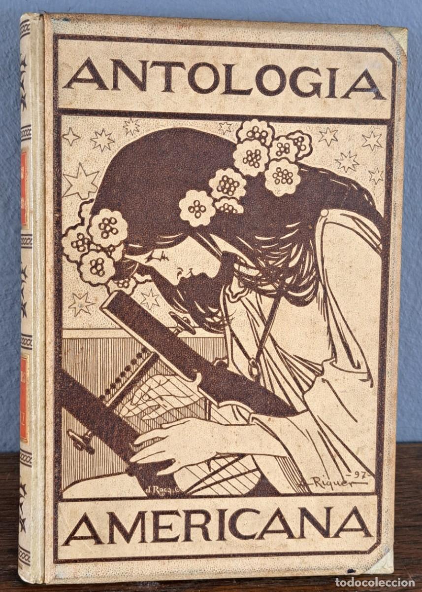Libri antichi: Antolog&iacute;a Americana. Poetas Americanos. Montaner y Sim&oacute;n, 1897
