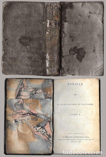 Livres anciens: POESIAS - TOMO I - ALVAREZ DE CIENFUEGOS, NICASIO - A-POE-2624