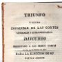 TRIUNFO, DISCURSO PRESENTADO A LAS CORTES, POR D. J. DE M., CÁDIZ, IMP. ANTONIO DE MURGUIA, 1811