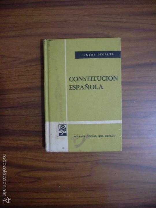 Libros antiguos: CONSTITUCION ESPA&Ntilde;OLA - Foto 1