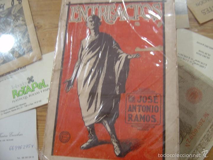 Libros antiguos: J. A. RAMOS - ENTREACTOS - Foto 1