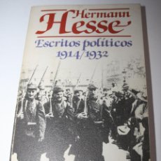 Libros antiguos: ESCRITOS POLÍTICOS 1914-1932. HERMANN HESSE.