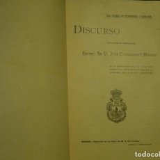 Libros antiguos: DISCURSO JOSE CANALEJAS Y MENDEZ 1905 MADRID IMPR.HERNANDEZ