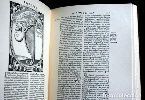 Libros antiguos: EMPRESAS POLITICAS - SAAVEDRA FAJARDO - EDICION LIMITADA Y NUMERADA - TAURUS 1967 - Foto 11 - 110746747