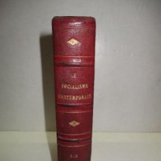 Libros antiguos: LE SOCIALISME CONTEMPORAIN. - LAVELEYE, ÉMILE DE. 1888.. Lote 123207143