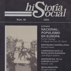 Libros antiguos: NACIONAL POPULISMO EN EUROPA - HISTORIA SOCIAL VV. AA. . Lote 137808890