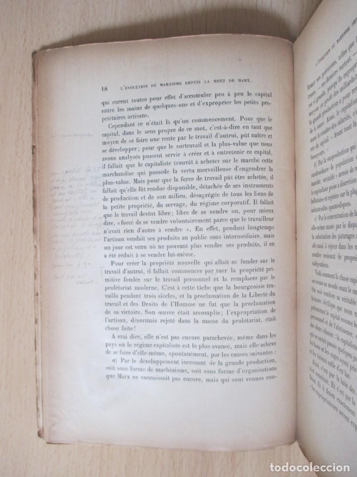 Libros antiguos: L&rsquo;&eacute;volution du marxisme, de Arthur Wauters - Foto 10