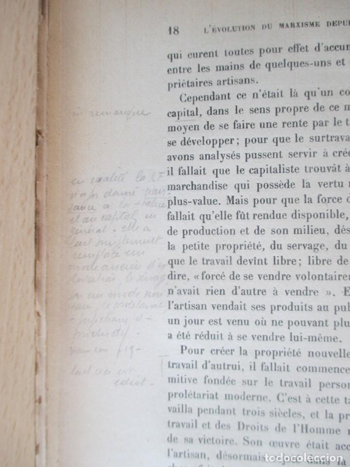 Libros antiguos: L&rsquo;&eacute;volution du marxisme, de Arthur Wauters - Foto 11