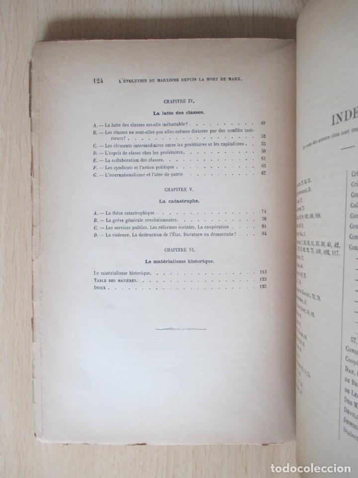 Libros antiguos: L&rsquo;&eacute;volution du marxisme, de Arthur Wauters - Foto 15