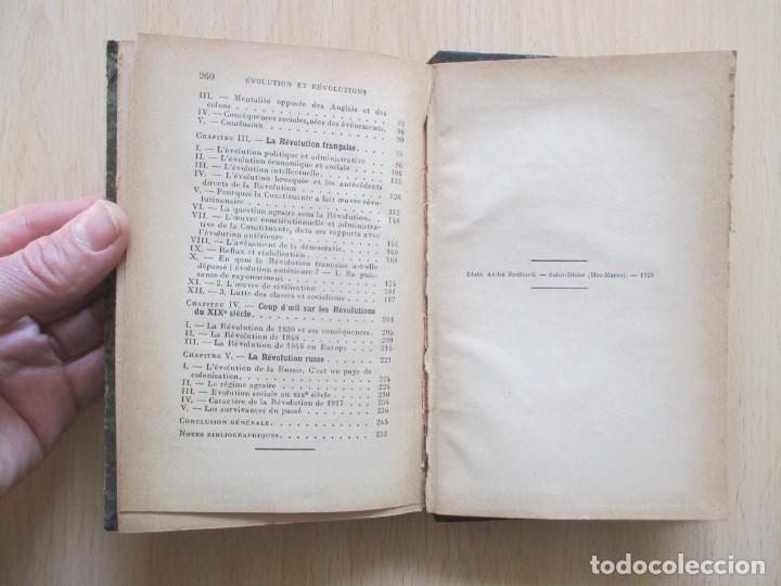 Libros antiguos: &Eacute;volution et r&eacute;volutions, de Henri S&eacute;e - Foto 21