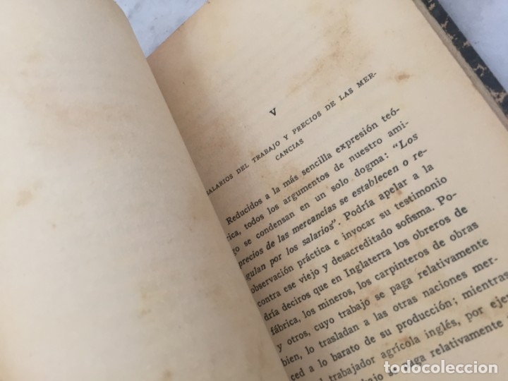 Libros antiguos: Carlos Marx. Precios, Salarios y Ganancias. 1920 Biblioteca Juventudes Libertarias Llano de Besós - Foto 2 - 181165577
