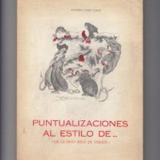 Libros antiguos: PUNTUALIZACIONES AL ESTILO DE. ANDRÉS CASO. PRÓLOG VIZCAINO CASAS. AAA