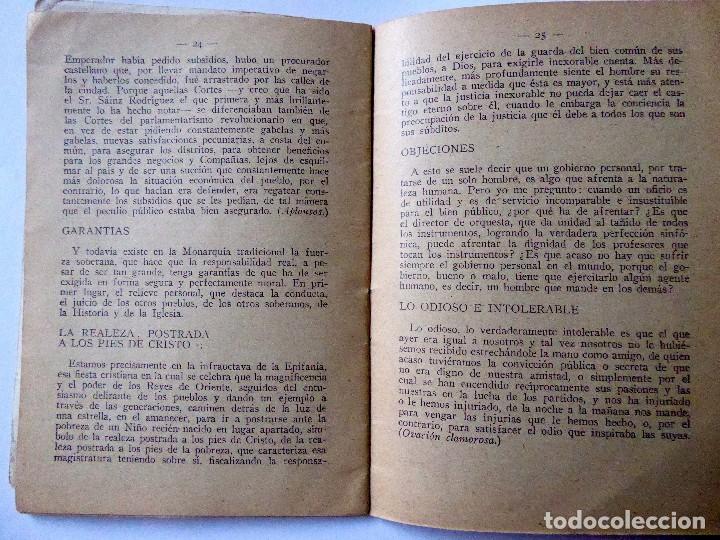 Libros antiguos: L-3412.REGIMEN NATURAL Y ORGANICO DE ESPAÑA Y DE LAS CIVILIZACIONES CRISTIANAS.L.HERNANDO LARRAMENDI - Foto 4 - 183937768