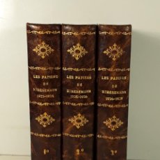 Libros antiguos: LES PAPIERS DE STRESEMANN. 3 TOMOS. HENRY BERNHARD. LIBR. PLON. PARÍS. 1932.. Lote 185693628