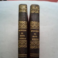 Livres anciens: OPÚSCULOS DE JUAN BRAVO MURILLO. 1863.. Lote 202436965