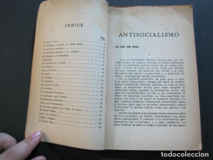 Libros antiguos: MARIANO CUBER-ANTISOCIALISMO-VALENCIA 1933-IMP·LA GUTENBERG-LIBRO ANTIGUO-VER FOTOS-(V-21.064) - Foto 9 - 210249852