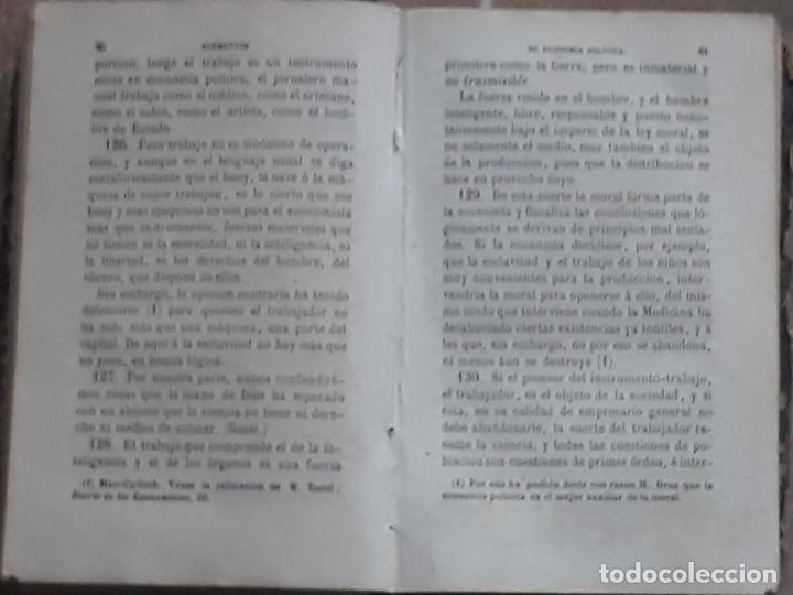 Libros antiguos: ELEMENTOS DE ECONOMIA POLITICA - POR JOSE GARNIER - MADRID 1864. - Foto 3 - 224637622