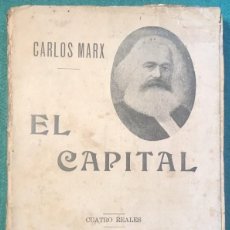 Libros antiguos: C. MARX. EL CAPITAL. CA 1920. Lote 236939835