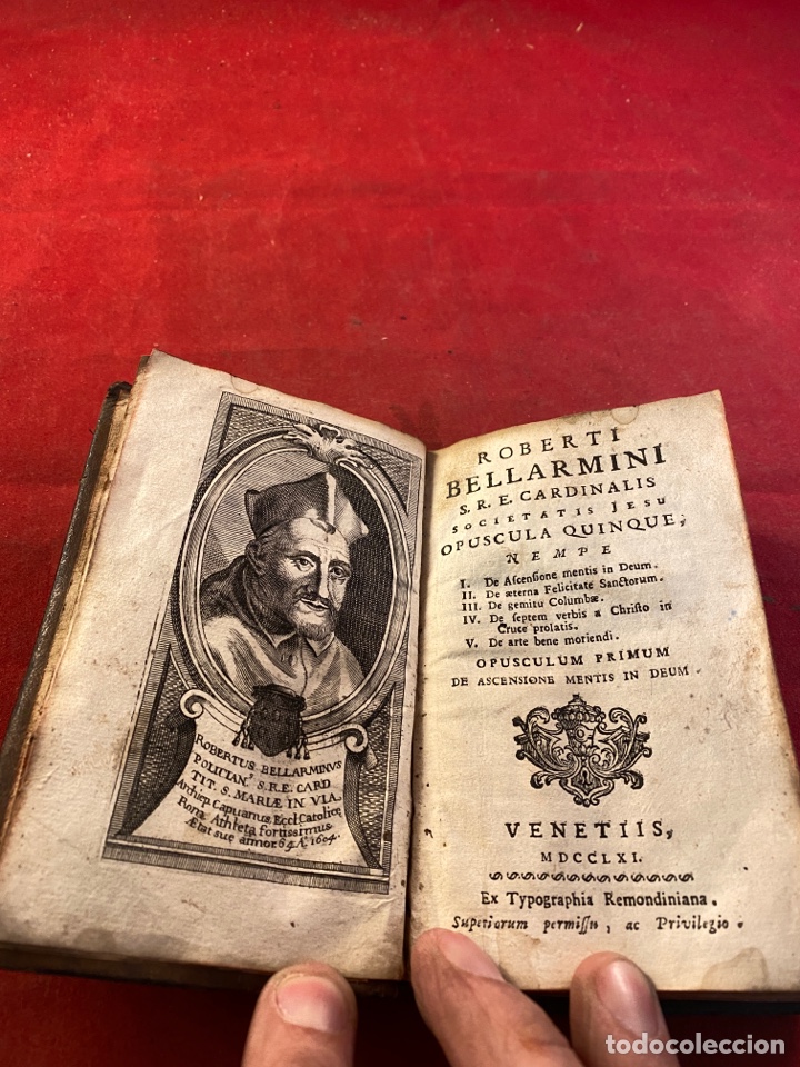 Libros antiguos: ROBERTI BELLARMINI S.R.E. CARDINALIS (1761) - Foto 1