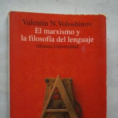Libros antiguos: EL MARXISMO Y LA FILOSOFÍA DEL LENGUAJE. VALENTÍN N. VOLOSHINOV