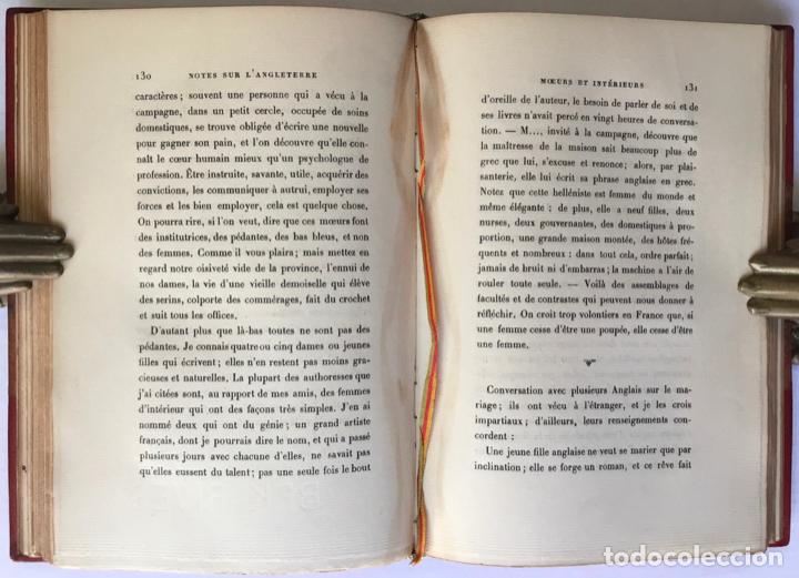 Libros antiguos: NOTES SUR LANGLETERRE. - TAINE, Hippolyte. - Foto 6