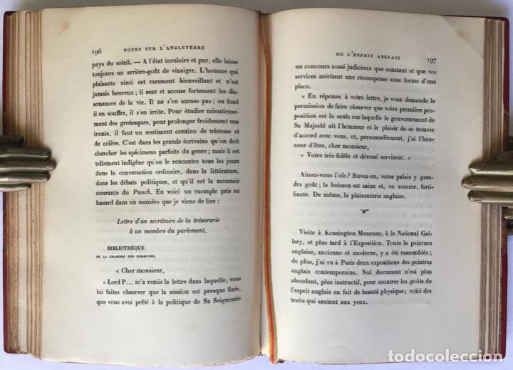 Libros antiguos: NOTES SUR LANGLETERRE. - TAINE, Hippolyte. - Foto 11