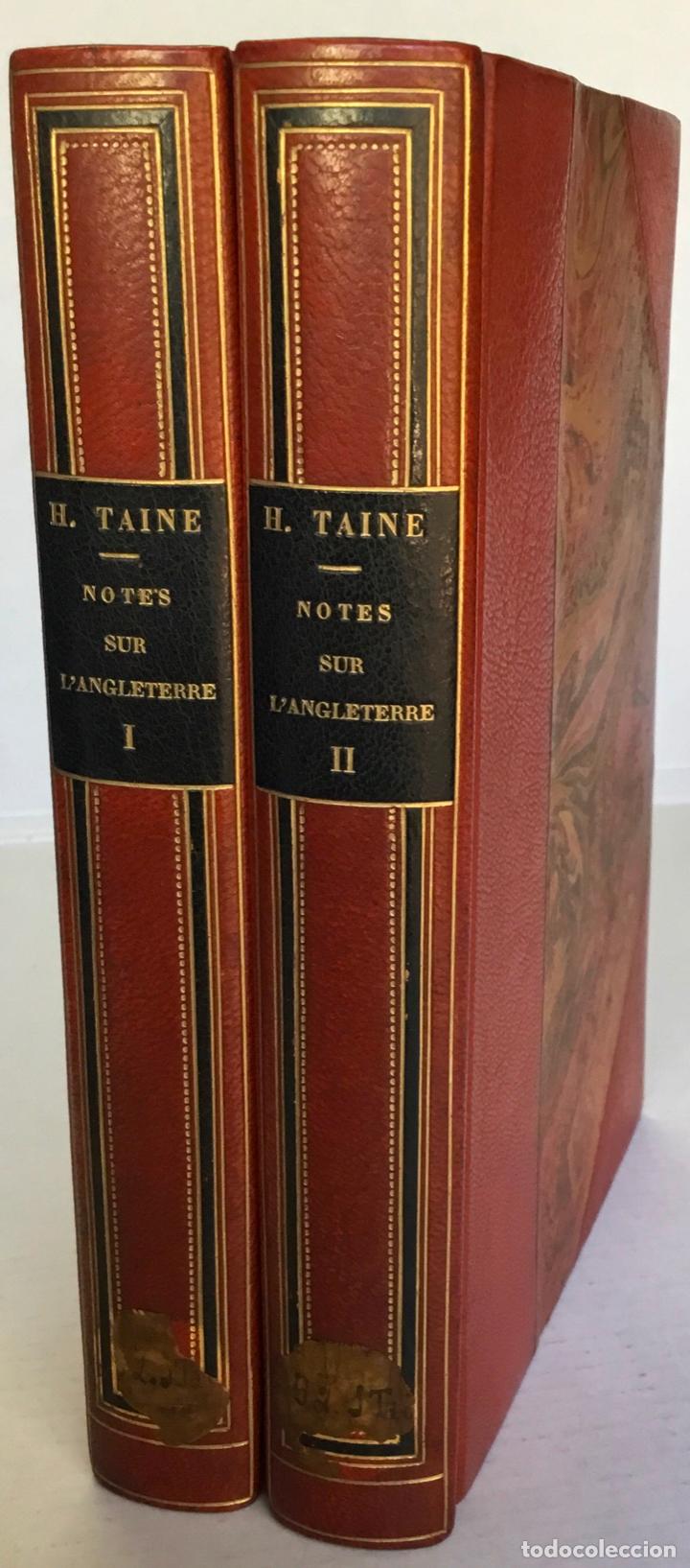 Libros antiguos: NOTES SUR LANGLETERRE. - TAINE, Hippolyte. - Foto 1