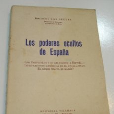 Libros antiguos: LOS PODERES OCULTOS DE ESPAÑA 1932. Lote 290863148