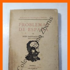 Libros antiguos: PROBLEMAS DE ESPAÑA - SANTIAGO ALBA. Lote 314458083