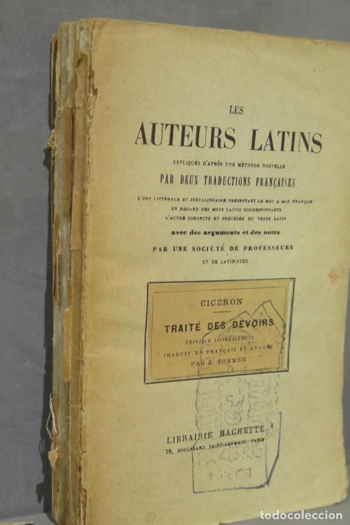 Libros antiguos: TRAITE DES DEVOIRS. CICERON - Foto 2