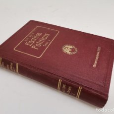 Libros antiguos: L-3143. ESCRITOS POLITICOS, BALMES. TOMO I. TRIUNFO DE ESPARTERO. 1925.