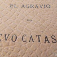 Libros antiguos: EL AGRAVIO DEL NUEVO CATASTRO - F. LLERA Y ERASO, 1911 - ESCASO ENSAYO POLÍTICO-SOCIAL - EXTREMADURA. Lote 351298069