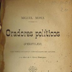 Libros antiguos: ORADORES POLÍTICOS. Lote 378793674