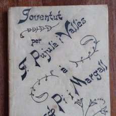 Libros antiguos: F. PUJULA Y VALLES. FRANCISCO PI Y MARGALL. MODERNISME COBERTA IL.LUSTRADA ORIGINAL 1902. Lote 401298469
