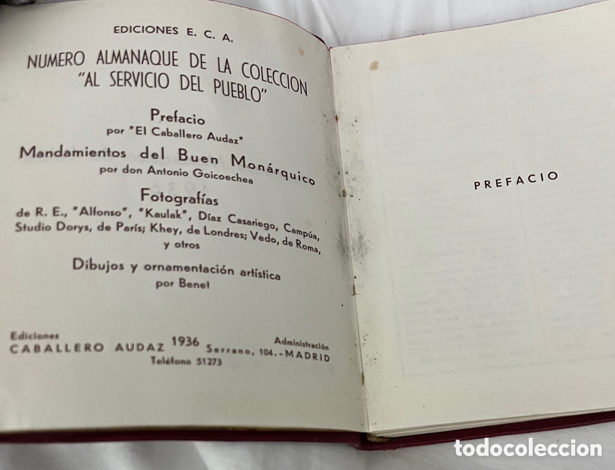 Libros antiguos: Almanaque Mon&aacute;rquico - Foto 2