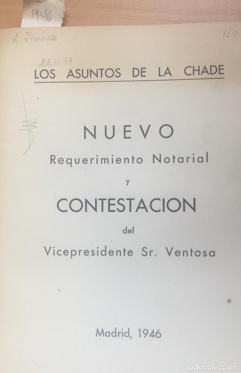 Libros antiguos: Los asuntos de la Chade - Foto 1